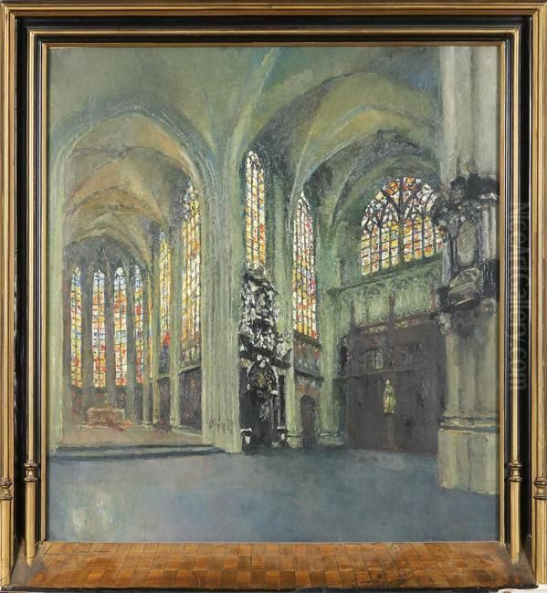 Spitse Vensters Oil Painting by Leo Engels