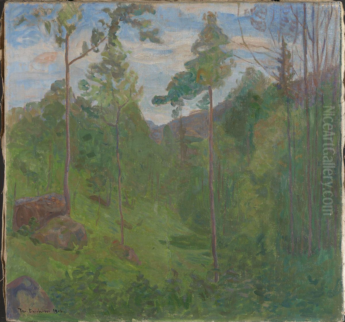 Landscape Oil Painting by Thorvald Erichsen