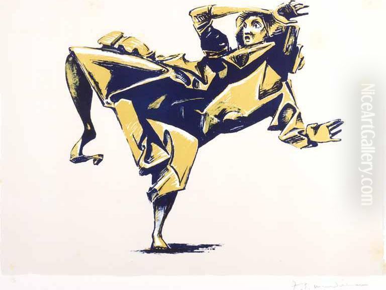 Woman Of Belfast Oil Painting by Edward Frederick Ertz