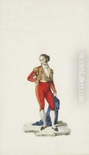 Le Torreador Oil Painting by Antonio Maria Esquivel Suarez de Urbina