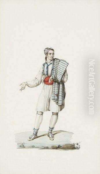 L'homme De Valence Oil Painting by Antonio Maria Esquivel Suarez de Urbina