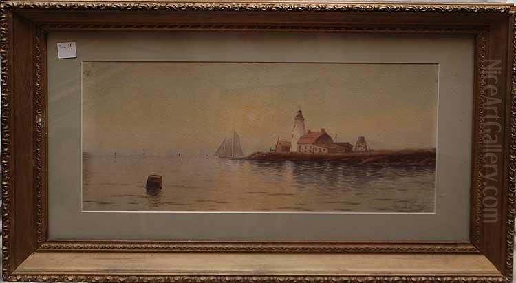 The Bells Buoy Oil Painting by George Emerick Essig