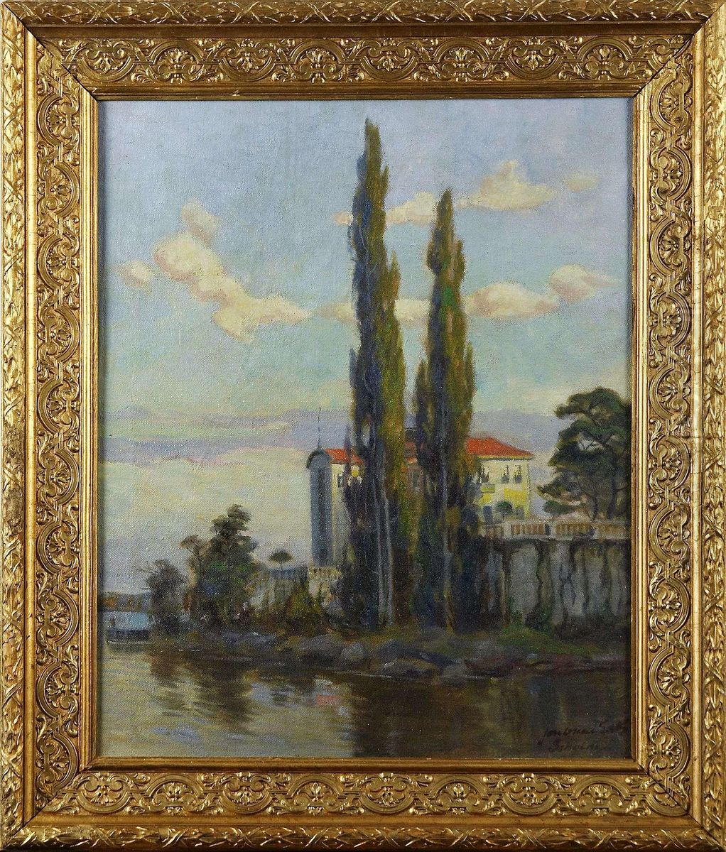 Djurgarden Oil Painting by Jon Oscar Esti