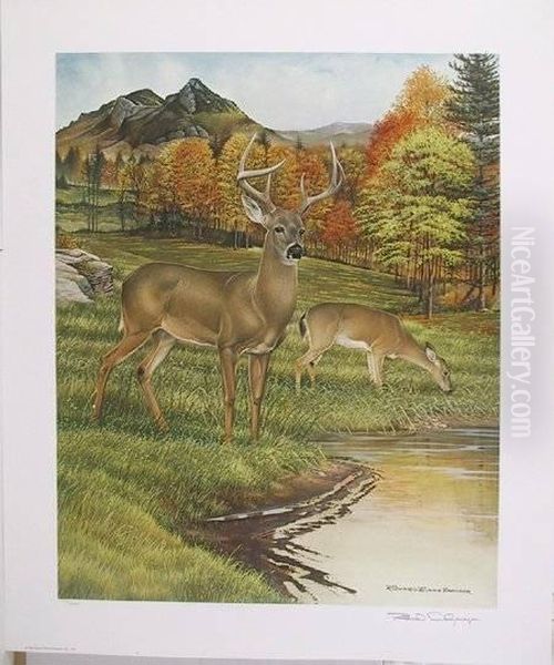 Portfolio: American Wildlife Heritage Portfolio Oil Painting by Evans, Richard