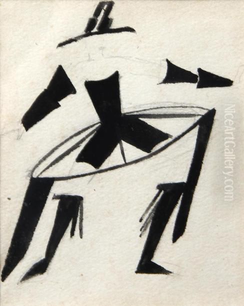 Projet De Costume Oil Painting by Alexandra Alexandrov Exter