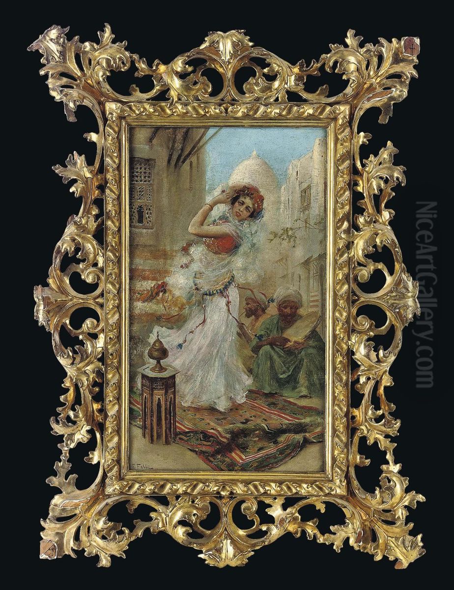 The Belly Dancer Oil Painting by Fabbio Fabbi