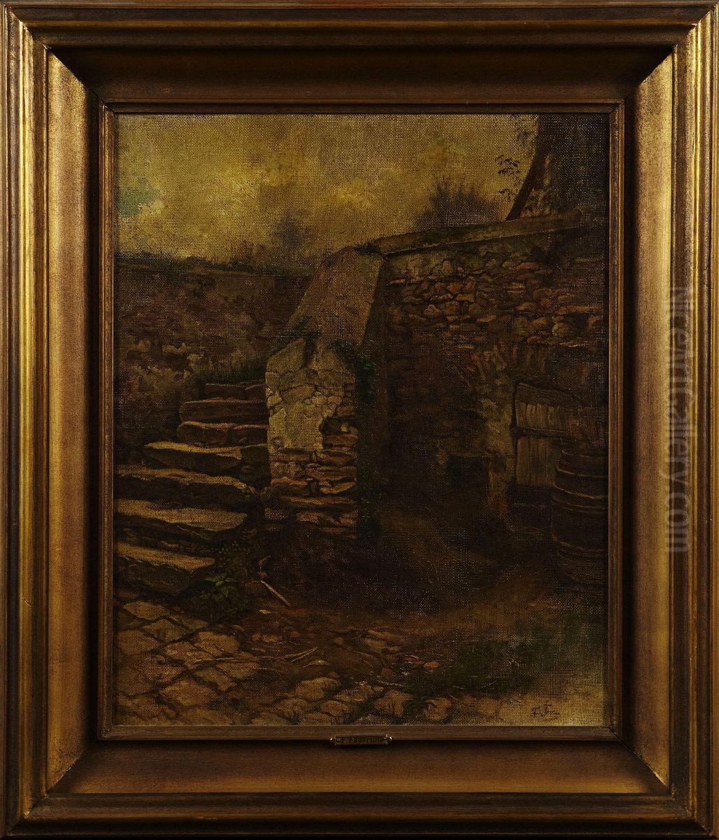 Trappa Oil Painting by Ferdinand Fagerlin