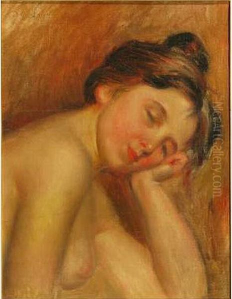 Reverie Oil Painting by Abel Jules Faivre
