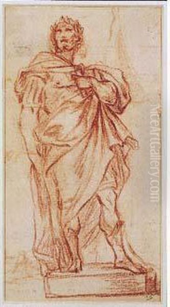 Tete D'un Empereur Oil Painting by Pierre-Etienne Falconet