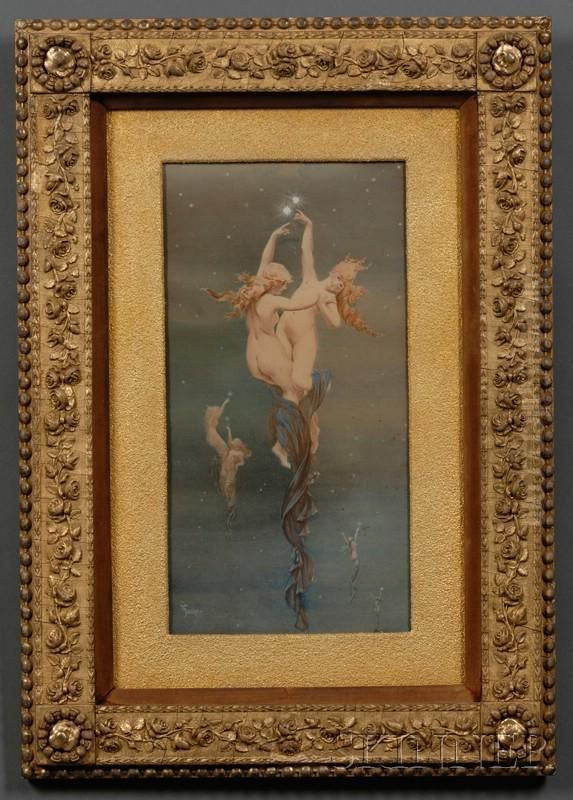 Star Crossed Dancing Nymphs Oil Painting by Luis Ricardo Falero