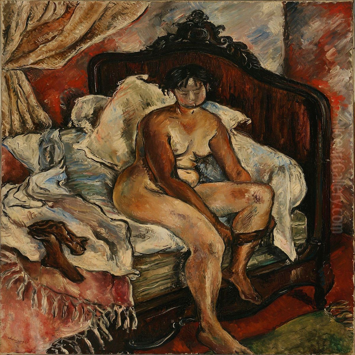 Jeunefemme Se Levant Oil Painting by Leon-Paul Fargue