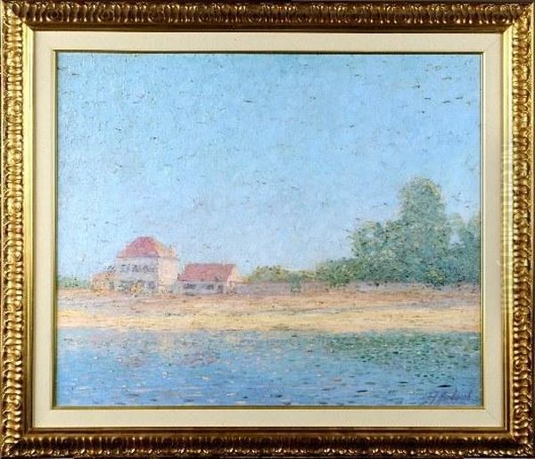 La Plage Oil Painting by Leon Jean Joseph Fauret