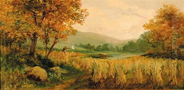 Bird Shooting Oil Painting by Feller, Frank