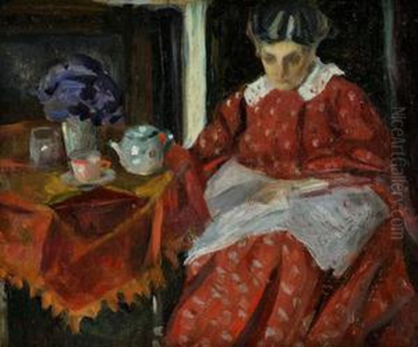 Pri Piti Caju Oil Painting by Valer Ferenczy