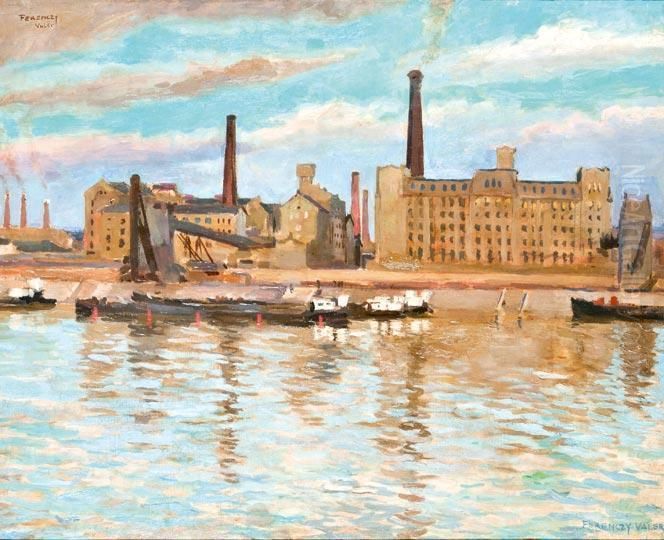 Hajogyari Kikoto Oil Painting by Valer Ferenczy