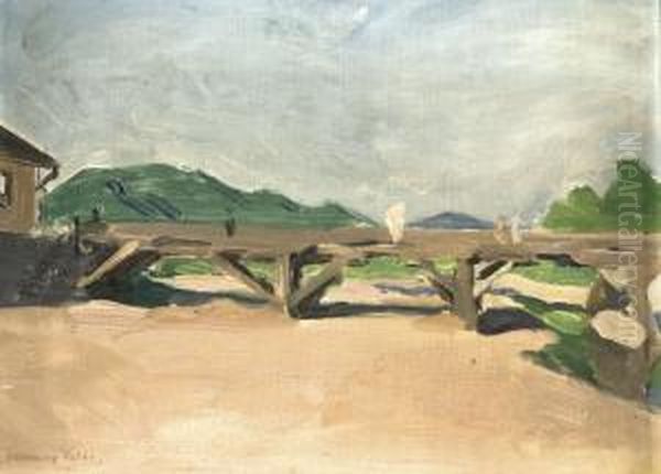 Taj Hiddal Oil Painting by Valer Ferenczy