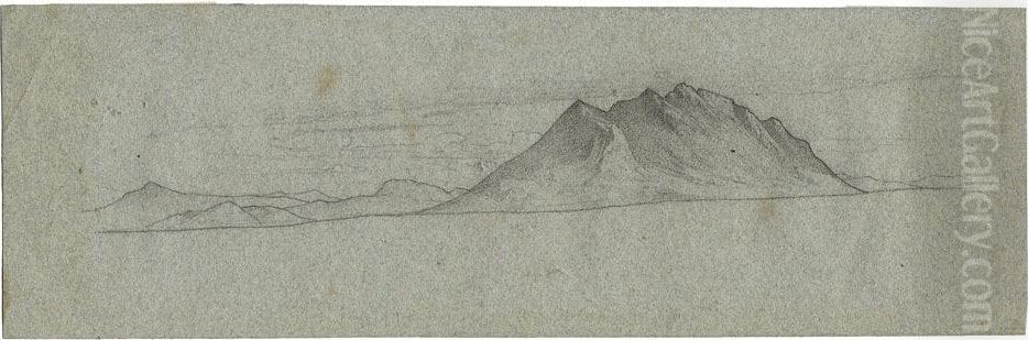 Sabiner Berge Oil Painting by Anselm Friedrich Feuerbach