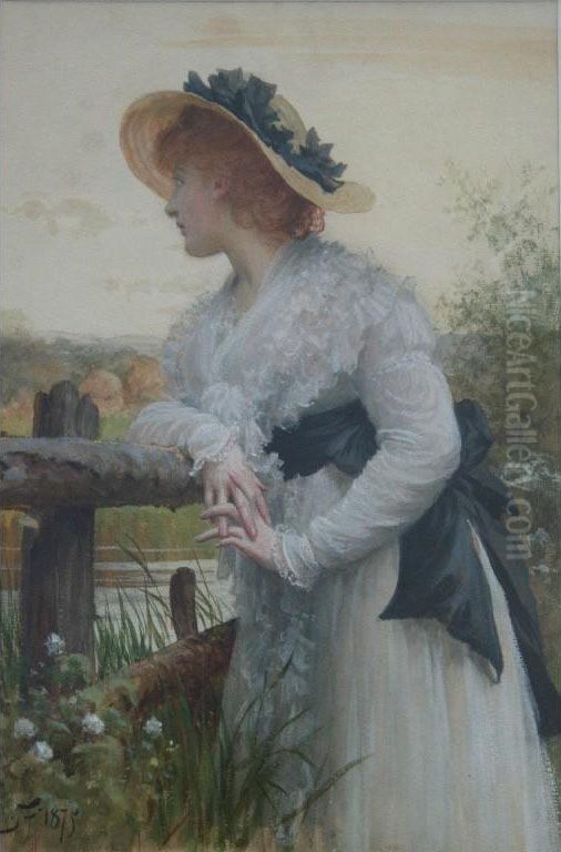Sophia Oil Painting by Sir Samuel Luke Fildes