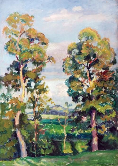 Pejzaz Oil Painting by Mieczyslaw Filipkiewicz