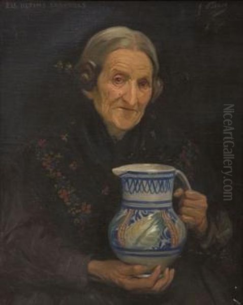 Els Ultims Caracols Oil Painting by Antonio Fillol