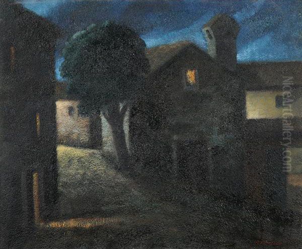 Riviera Di Barcola Oil Painting by Arturo Finazzer