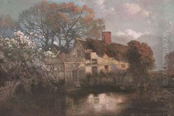 The Old Homestead Oil Painting by Walter Alfred Firkins