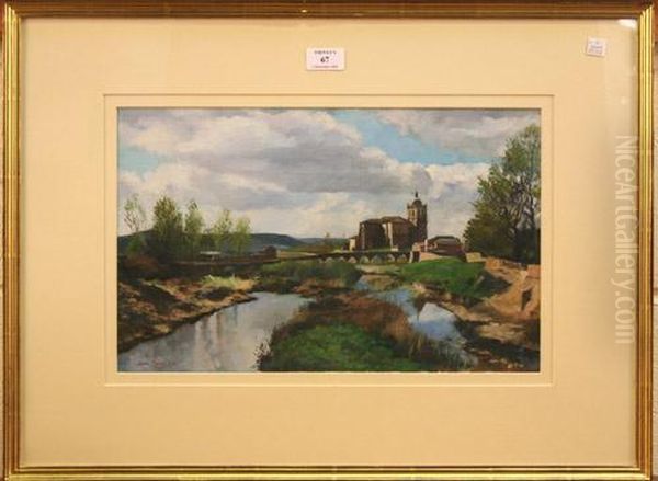 Villasandino Oil Painting by John (Bishop of Salisbury) Fisher