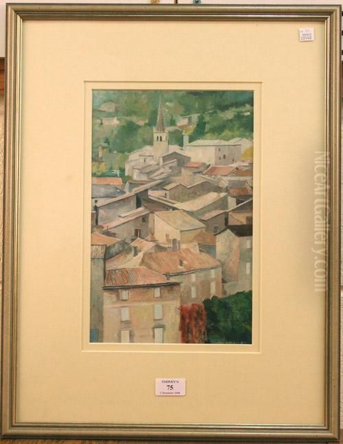 Following The Contours, Largentiere Oil Painting by John (Bishop of Salisbury) Fisher