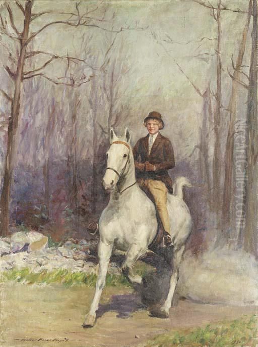The Morning Ride Oil Painting by Walter Fiske Noyes