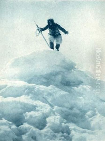 The Hunter Oil Painting by Robert Joseph Flaherty