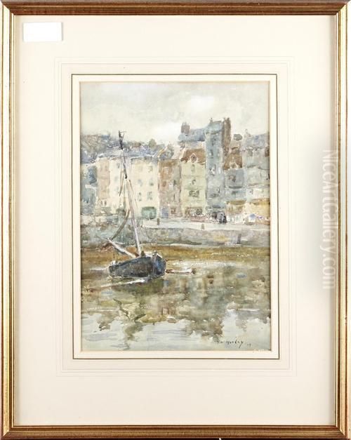 The Beach At Broadstairs Oil Painting by Robert Purves Flint