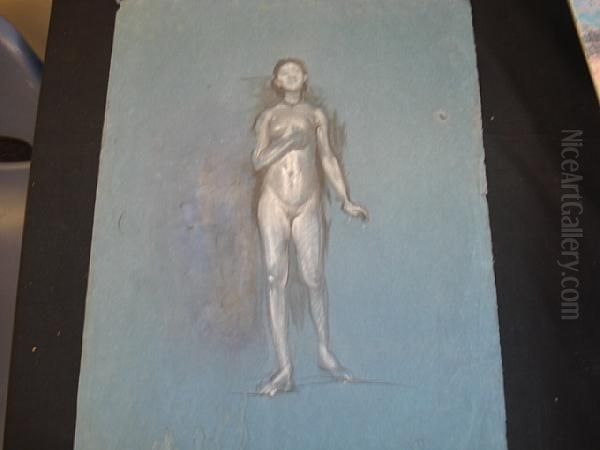 Nude Study Oil Painting by Mary Sargent Florence