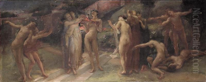 Love's Baubles Oil Painting by Mary Sargent Florence