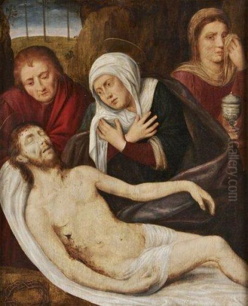 La Deploration Sur Le Corps Du Christ Mort Oil Painting by Frans Floris