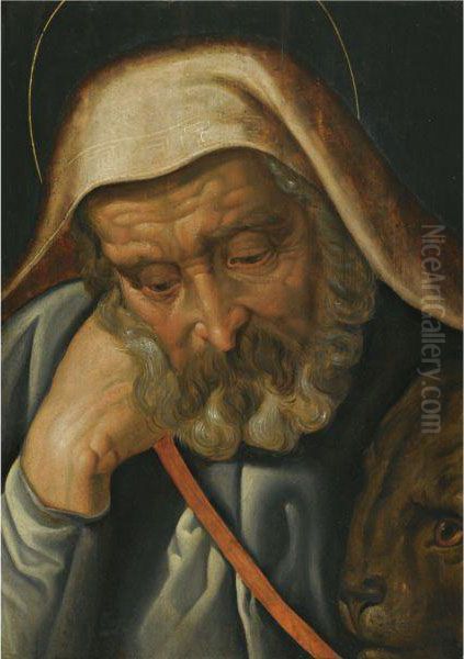 Saint Jerome Oil Painting by Frans Floris