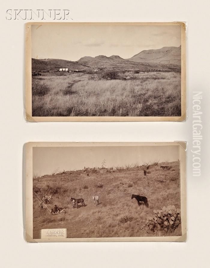 General Crook's Camp Oil Painting by Camillus Sydney Fly