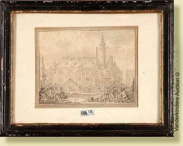 Guerrede Carnaval Oil Painting by Simon Fokke