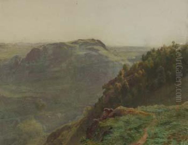 ValleyScene, Oil Painting by Mary Forster