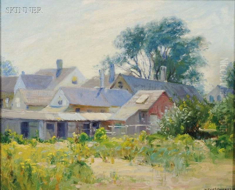 A Bit Of Old Provincetown Oil Painting by Alexis Fournier