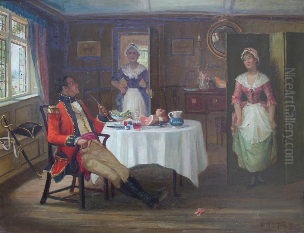 Nonchalance Oil Painting by George Fox