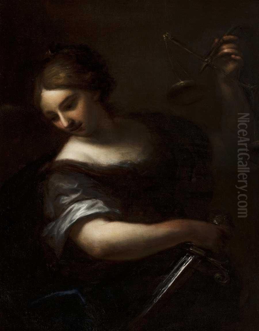 Allegoria Della Giustizia Oil Painting by Francesco Botti