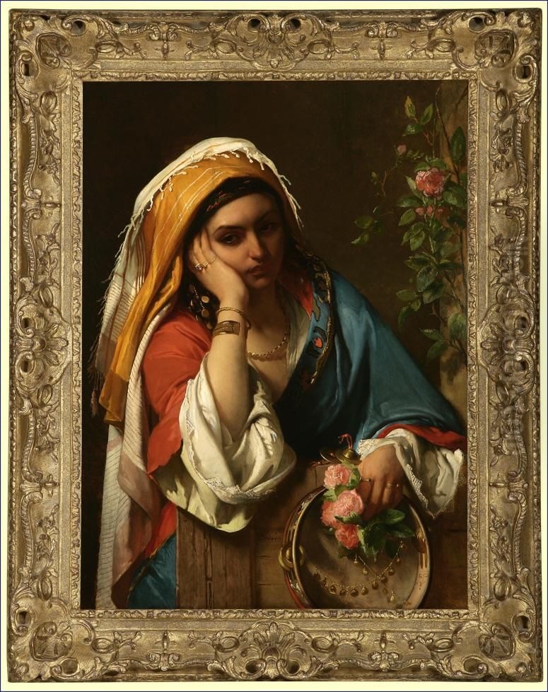 The Gypsy Dancer Oil Painting by Jean-Francois Portaels