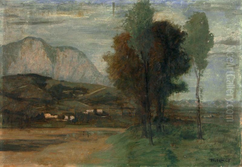 Sommerlicheberglandschaft Oil Painting by Hermann Frobenius