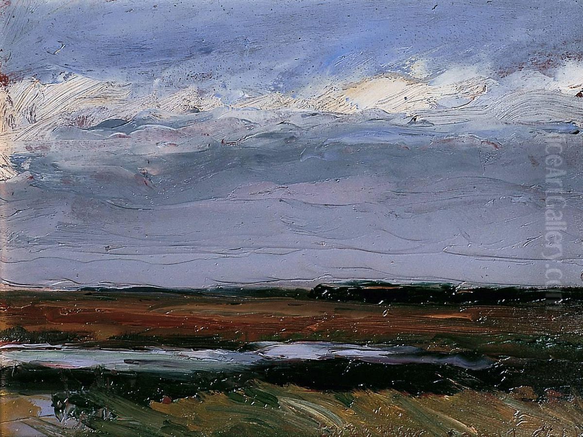 Paysage Du New-jersey Oil Painting by Charles Henry Fromuth