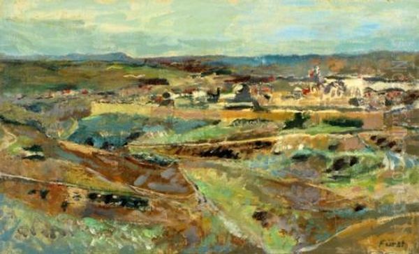 Jerusalem Oil Painting by Edmund Furst