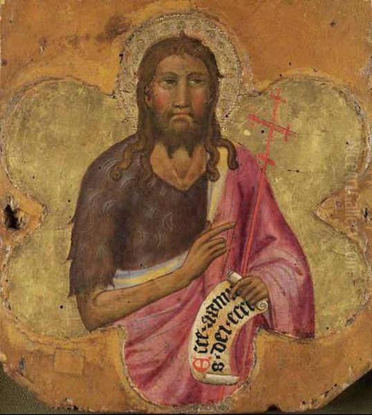 San Giovanni Battista Oil Painting by Agnolo Gaddi