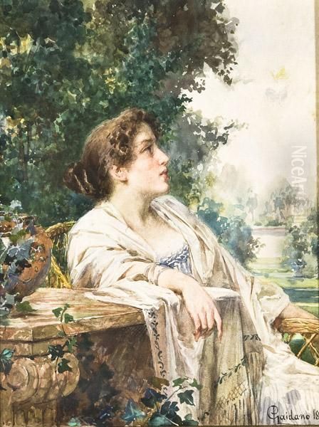 L'attesa Oil Painting by Paolo Gaidano