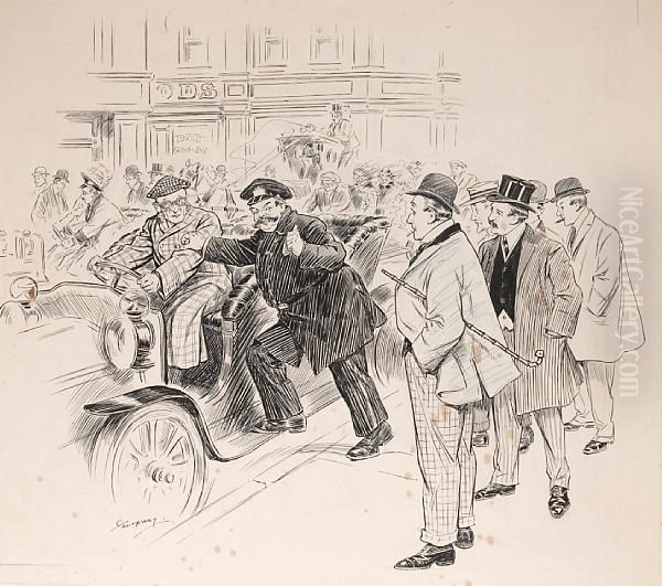 Some Years Hence Oil Painting by Walter H. Gallaway