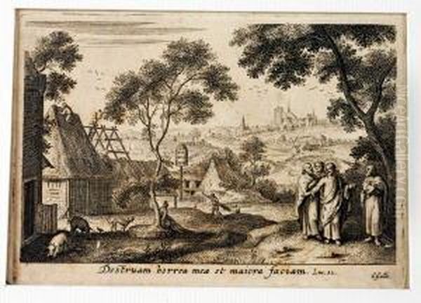 Szene Aus Dem Neuen Testament Oil Painting by Cornelis Galle