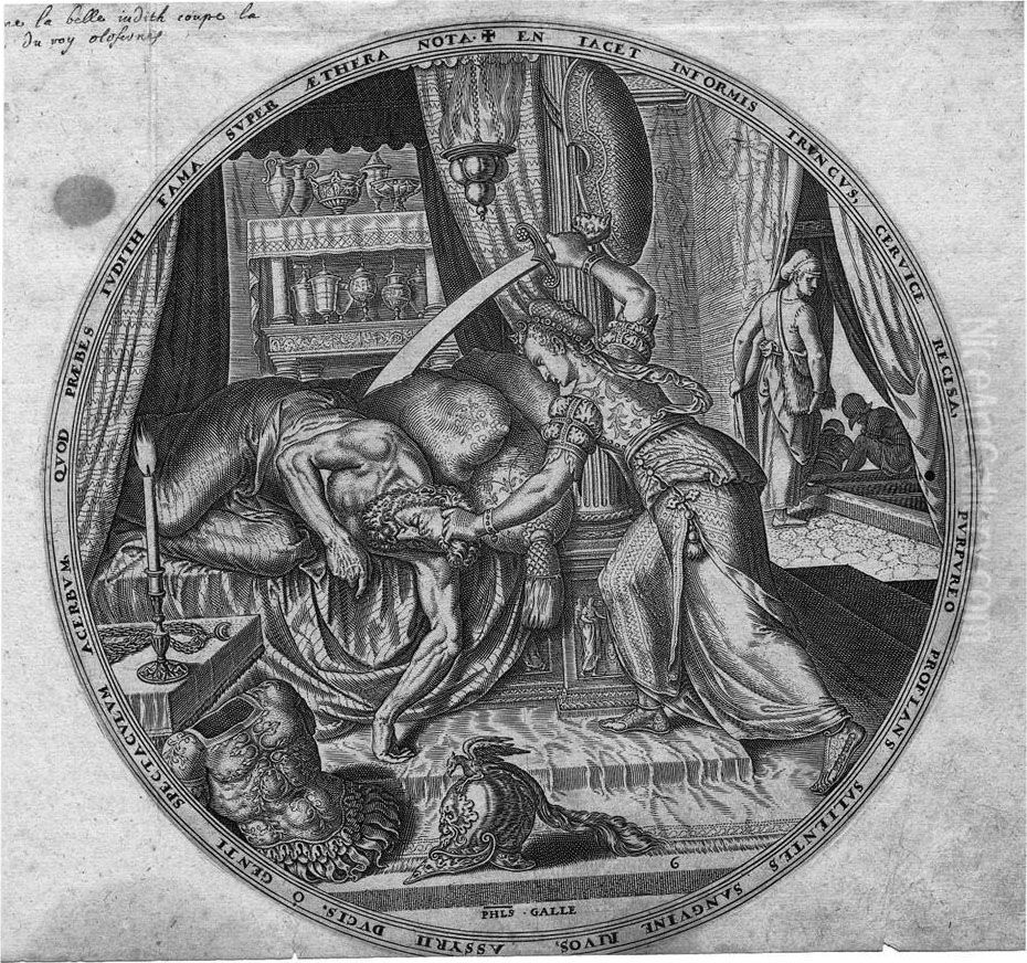 Die Macht Der Weiber Oil Painting by Philip Galle